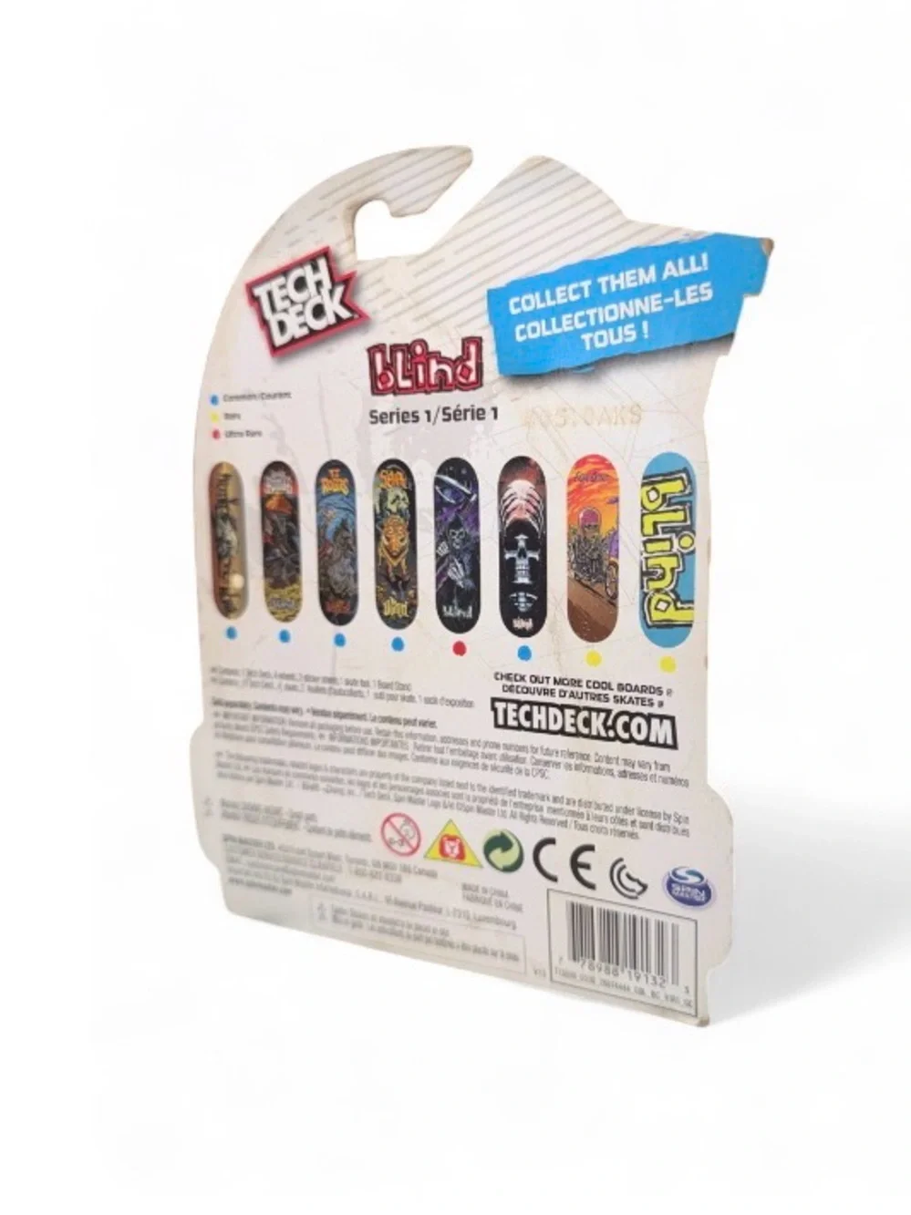 Rare vintage Y2K Tech Deck featuring the classic Blind Skateboards Filipe Ortiz